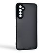 Чохол для Realme 6s чорний матовий напівпрозорий (бампер, захист камери)