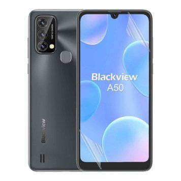Антишпигун приватна плівка гідрогелева для Blackview A50 на блекв'ю а50 прозора 0031383 фото