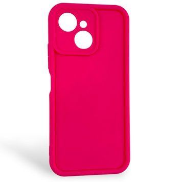 Чехол силиконовый Soft Touch для Tecno Spark 40C (KM4k) малиновый (Полная защита камеры) 0054500 фото