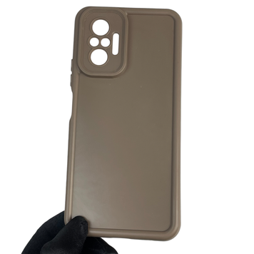 Чохол силіконовий Soft Touch для Xiaomi Redmi Note 10 Pro коричневий (Повний захист камери) 0039948 фото