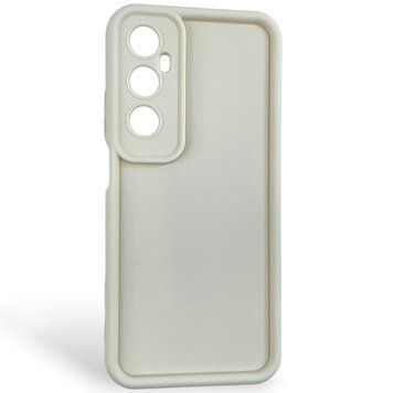 Чехол силиконовый Soft Touch для Realme C65 молочный (Полная защита камеры) 0054117 фото