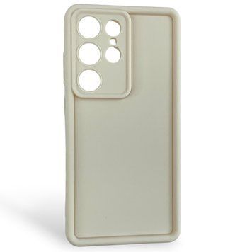 Чехол силиконовый Soft Touch для Samsung Galaxy S25 Ultra молочный (Полная защита камеры) 0054106 фото