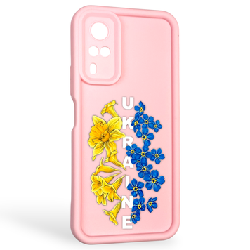 Чехол силиконовый Soft Touch с 3D принтом для Vivo Y31 розовый (Полная защита камеры) 0042105 фото