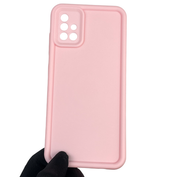 Чохол силіконовий Soft Touch для Samsung Galaxy A51 (SM-A515F) рожевий (Повний захист камери) 0039671 фото