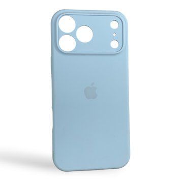 Чохол Silicone Case для Apple iPhone 17 Pro Max блакитний Lilac (софт-тач, повний захист камери) 0061900 фото