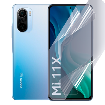 Плёнка гидрогелевая для Xiaomi Mi 11X глянцевая на Сяоми ми 11х прозрачная 0011634 фото
