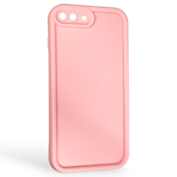 Чехол силиконовый Soft Touch для Apple iPhone 8 Plus розовый (Полная защита камеры) 0044323 фото