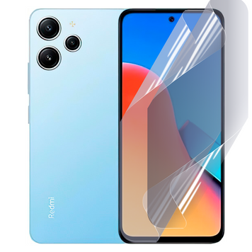 Плёнка гидрогелевая для Xiaomi Redmi 12R глянцевая на Сяоми редми 12р прозрачная 0011584 фото