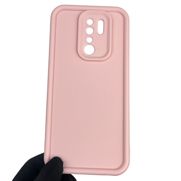Чохол силіконовий Soft Touch для Xiaomi Redmi 9 рожевий (Повний захист камери) 0039877 фото