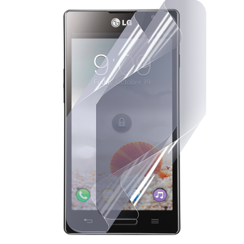 Плёнка гидрогелевая для LG Optimus L9 глянцевая противоударная на лг оптимус л9 прозрачная 0035832 фото