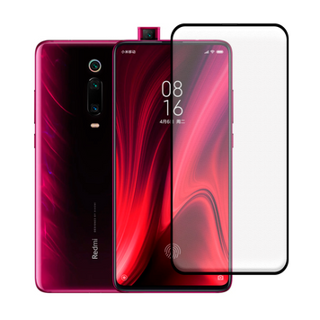 Защитное стекло МАТОВОЕ для телефона Xiaomi K20 противоударное полноэкранное на сяоми к20 черное 0039292 фото