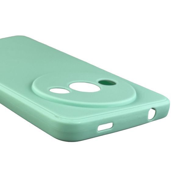 Чехол для Xiaomi Redmi A3 с квадратными гранями с защитой камеры на сяоми редми а3 мятный 0012772 фото