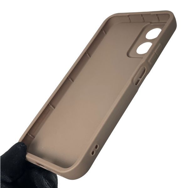 Чохол силіконовий Soft Touch з 3D принтом злого кота для OPPO A18 4G (CPH2591) коричневий (Повний захист камери) 0047179 фото