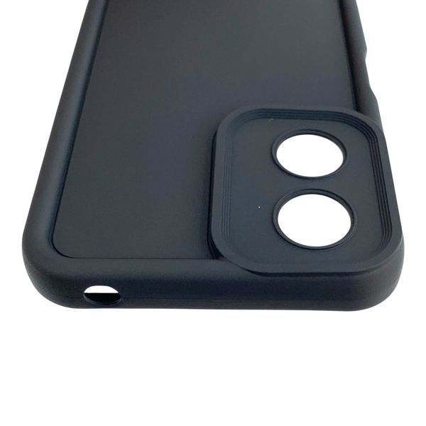 Чохол силіконовий Soft Touch для Motorola G04s чорний (Повний захист камери) 0054393 фото