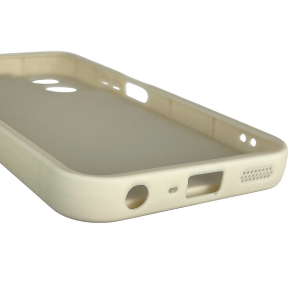 Чехол силиконовый Soft Touch с 3D принтом для OPPO A38 4G (CPH2579) молочный (Полная защита камеры) 0040268 фото
