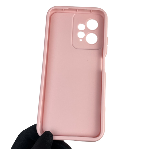 Чохол силіконовий Soft Touch з 3D принтом для Xiaomi Redmi Note 12 4G пудровий (Повний захист камери) 0042338 фото