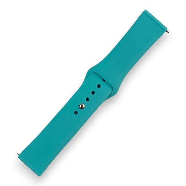 Ремінець силіконовий 22 мм для Realme Watch 3 Pro бірюзовий 0055891 фото