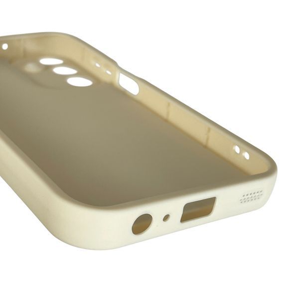 Чохол силіконовий Soft Touch з 3D принтом для Samsung Galaxy A15 (SM-A155M) молочний (Повний захист камери) 0040421 фото
