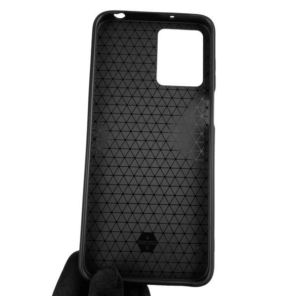 Чехол для Motorola Moto G13 (PAWS0015) бронированный с кольцом со шторкой на камеру на моторола г13 чёрный 0004146 фото