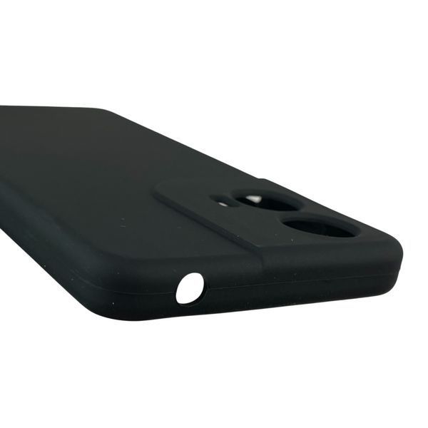 Чехол для Motorola Moto G24 (PB1E0003RS) силиконовый с микрофиброй нескользящий на моторола г24 черный 0031766 фото