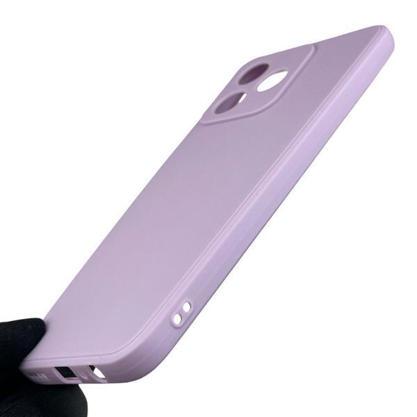 Чохол для Realme C53 з квадратними гранями із захистом камери на реалмі с53 бузковий 0012520 фото