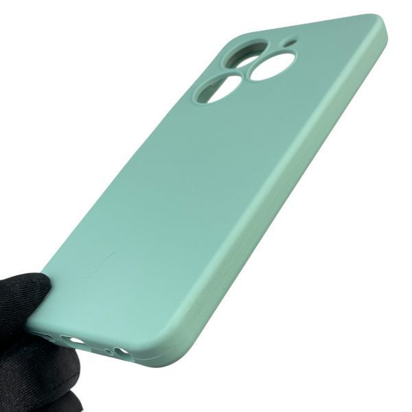 Чохол для TECNO Spark Go 2024 (BG6) силіконовий з мікрофіброю нековзний на техно спарк го 2024 бірюзовий 0032304 фото