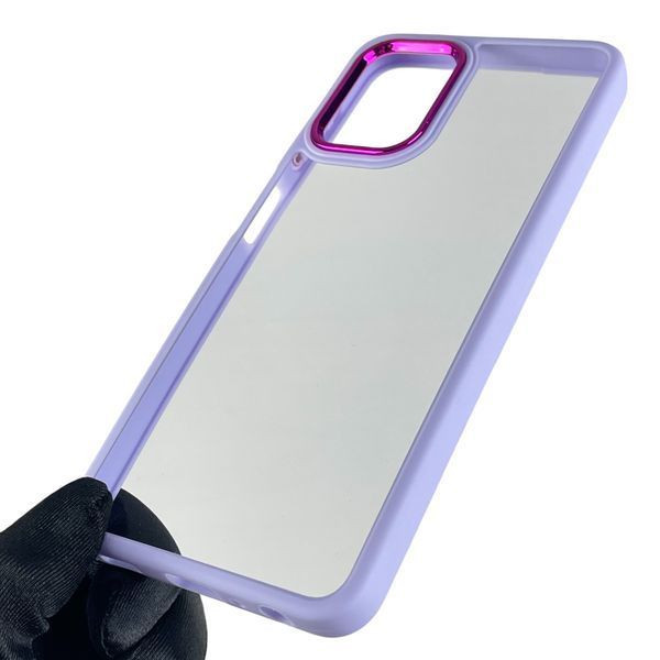 Чохол для Samsung Galaxy M32 SM-M325F з кольоровими високими бортами на самсунг м32 бузковий 0007812 фото