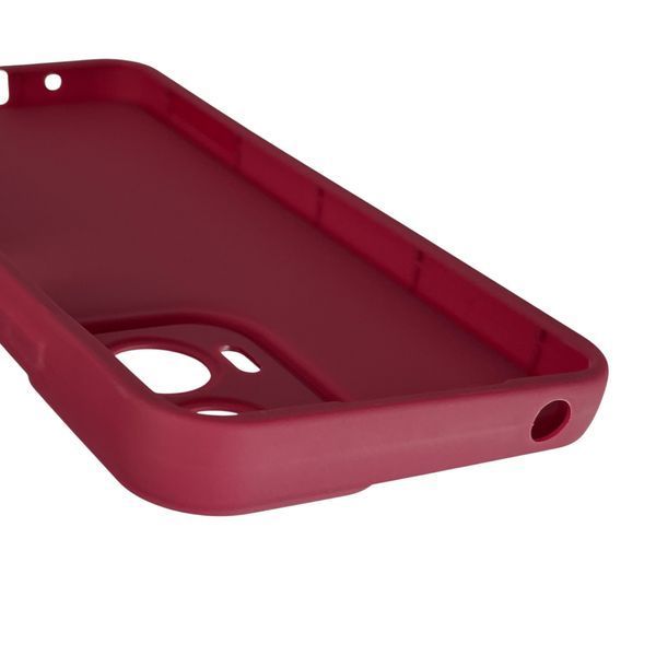 Чехол силиконовый Soft Touch с 3D принтом волшебной минни маус для Motorola Moto G04 (XT2421-2) бордовый (Полная защита камеры) 0050382 фото
