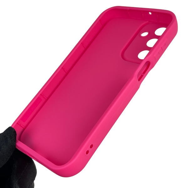 Чохол силіконовий Soft Touch з 3D принтом Майнкрафт для Samsung Galaxy M15 5G малиновий (Повний захист камери) 0041326 фото