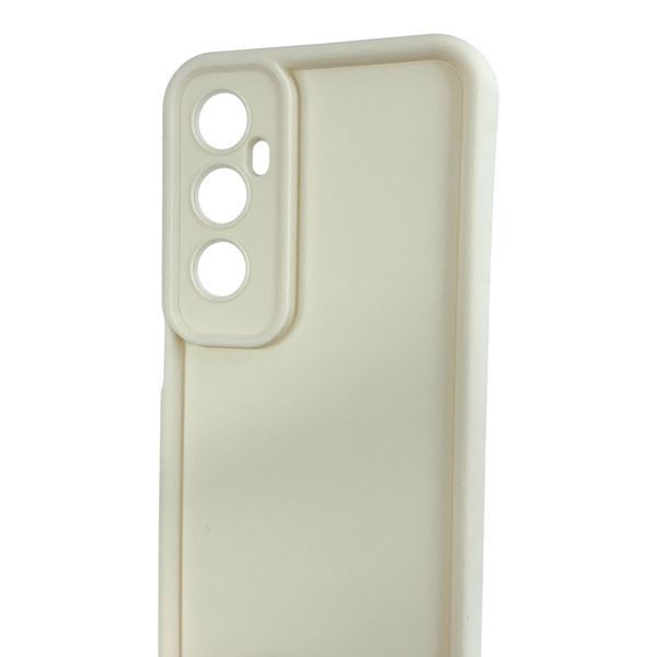 Чехол силиконовый Soft Touch для Realme C65 молочный (Полная защита камеры) 0054117 фото