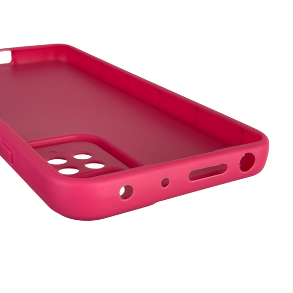 Чохол силіконовий Soft Touch з 3D принтом жіночим для Xiaomi Redmi Note 12 Pro малиновий (Повний захист камери) 0043067 фото