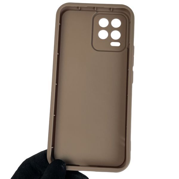 Чехол силиконовый Soft Touch для Realme 8 коричневый (Полная защита камеры) 0044008 фото
