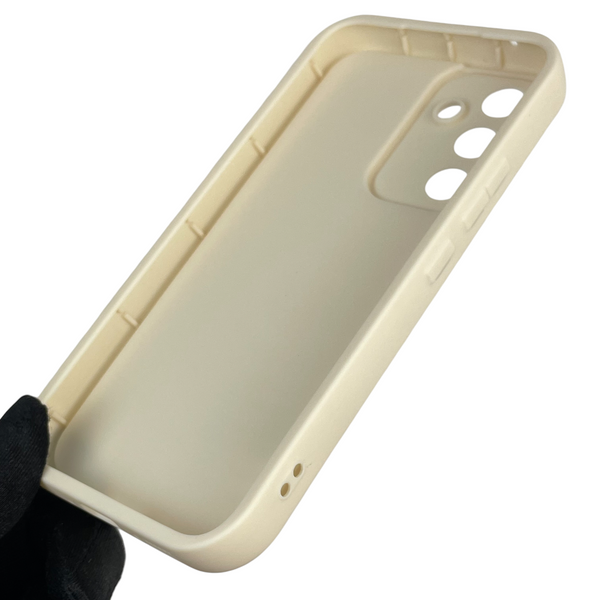Чохол силіконовий Soft Touch з 3D принтом для Samsung Galaxy A54 5G (SM-A546E) молочний (Повний захист камери) 0042055 фото