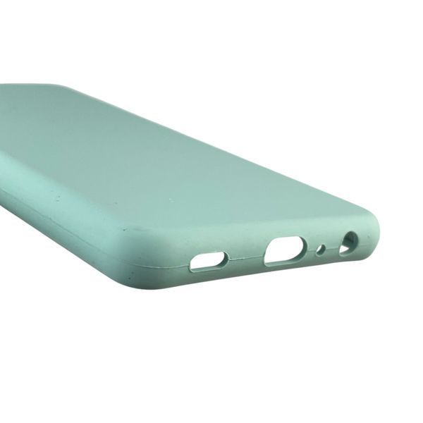 Чохол для Samsung Galaxy A52s (SM-A528F) силіконовий з мікрофіброю нековзний на самсунг а52с бірюзовий 0032049 фото