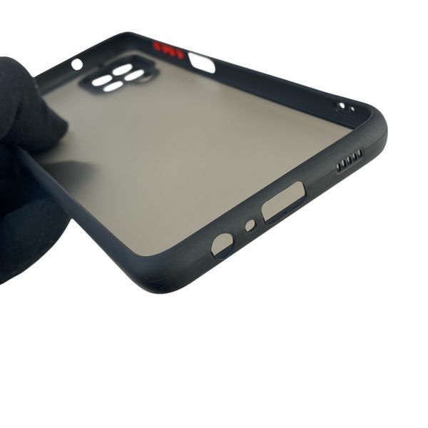 Чехол для телефона Samsung Galaxy A12 (SM-A127F) с 3D принтом бантиков с высокими бортами на самсунг а12 черный 0033521 фото