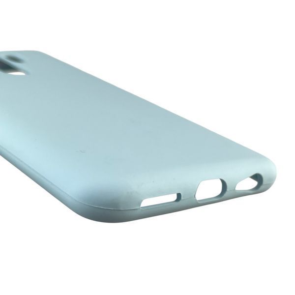 Чохол для Xiaomi Redmi 9 силіконовий з мікрофіброю нековзний на сяомі редмі 9 блакитний 0032603 фото