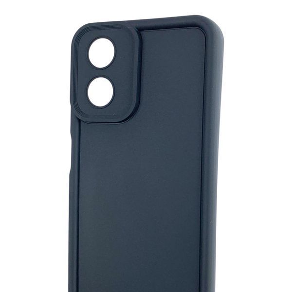 Чохол силіконовий Soft Touch для Motorola G04s чорний (Повний захист камери) 0054393 фото