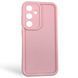 Чехол силиконовый Soft Touch для Samsung Galaxy S24 розовый (Полная защита камеры) 0054162 фото 1