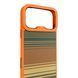Чехол Kajsa Resort Gradient Stripe для iPhone 18 Pro Max оранжевый Orange Plus (MagSafe, металлическое кольцо камеры, премиум) 0062150 фото 3