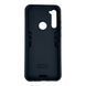 Чехол для телефона Xiaomi Redmi Note 8T бронированный с магнитным кольцом и защитой камеры черный 0051235 фото 3