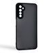Чехол для Realme 6s черный матовый полупрозрачный (бампер, защита камеры) 0062250 фото 1