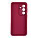 Чохол силіконовий Soft Touch для Samsung Galaxy S26 бордовий (Повний захист камери) 0053911 фото 2