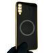 Чехол для Samsung Galaxy A70 SM-A705F с кольцом MagSafe с золотой окантовкой на самсунг а70 черный gs1 0021535 фото 1