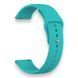 Ремінець силіконовий 22 мм для Realme Watch 3 Pro бірюзовий 0055891 фото 1