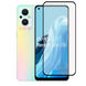 Захисне скло для телефона Oppo Reno 8 Lite протиударне повноекранне на оппо рено 8 лайт чорне 0038618 фото 1