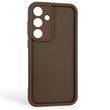 Чохол силіконовий Soft Touch для Samsung Galaxy S25 Plus коричневий (Повний захист камери)