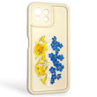 Чохол силіконовий Soft Touch з 3D принтом для Xiaomi Mi 11 Lite 5G NE молочний (Повний захист камери)
