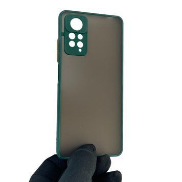 Чехол для телефона Xiaomi Redmi Note 12 Pro 4G с высокими бортами на сяоми редми нот 12 про темно-зеленый 0026265 фото