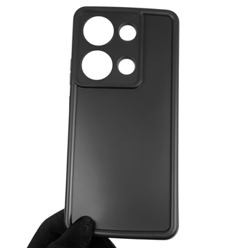 Чохол силіконовий Soft Touch для Xiaomi Poco M6 Pro 4G чорний (Повний захист камери) 0040009 фото