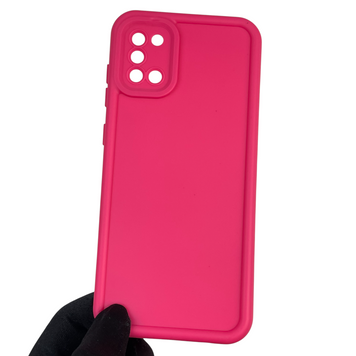 Чохол силіконовий Soft Touch для Samsung Galaxy A31 (SM-A315F) малиновий (Повний захист камери) 0039629 фото